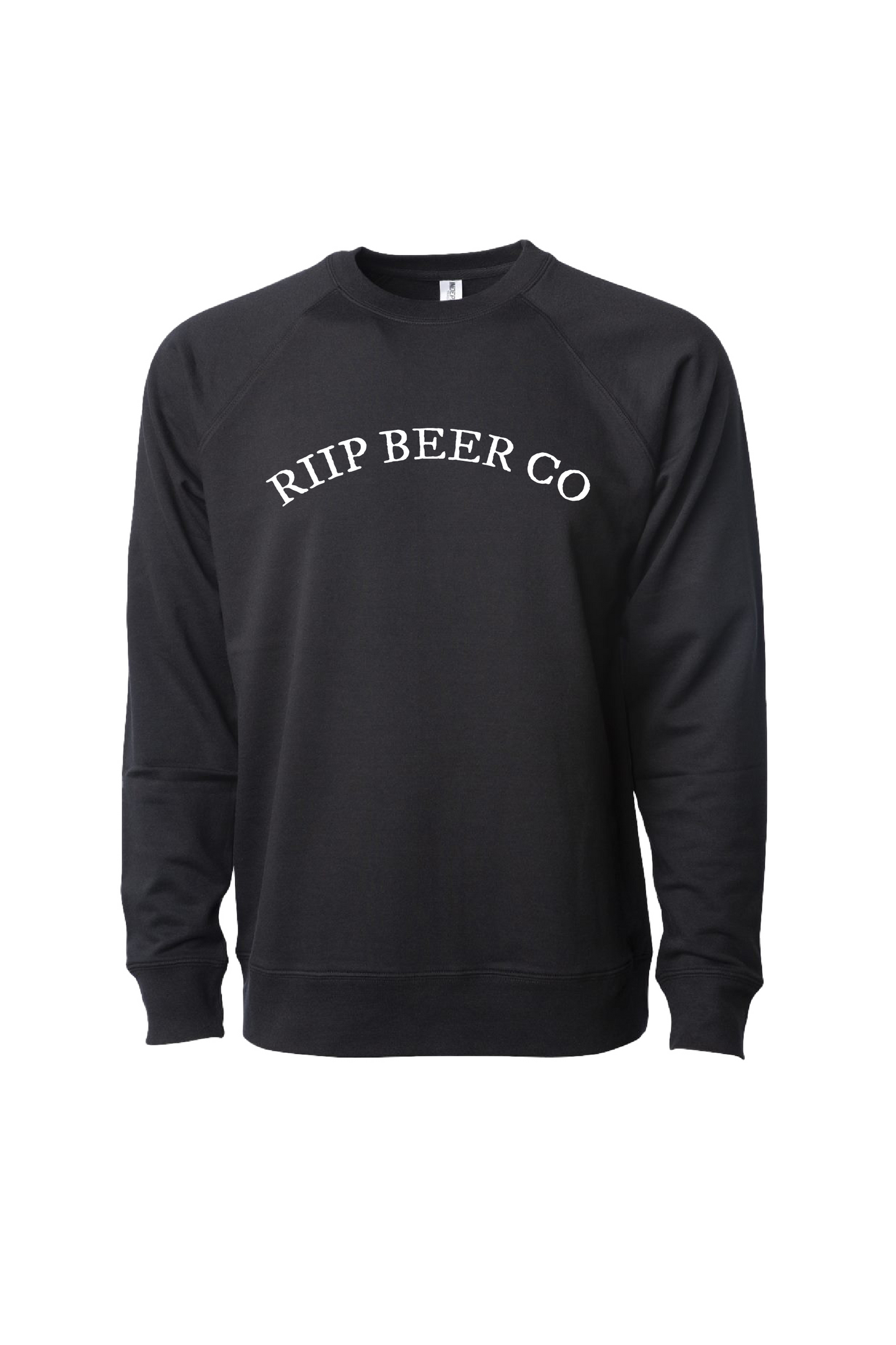 Crewneck Ultra Light Weight | Riip Beer Co. | Black