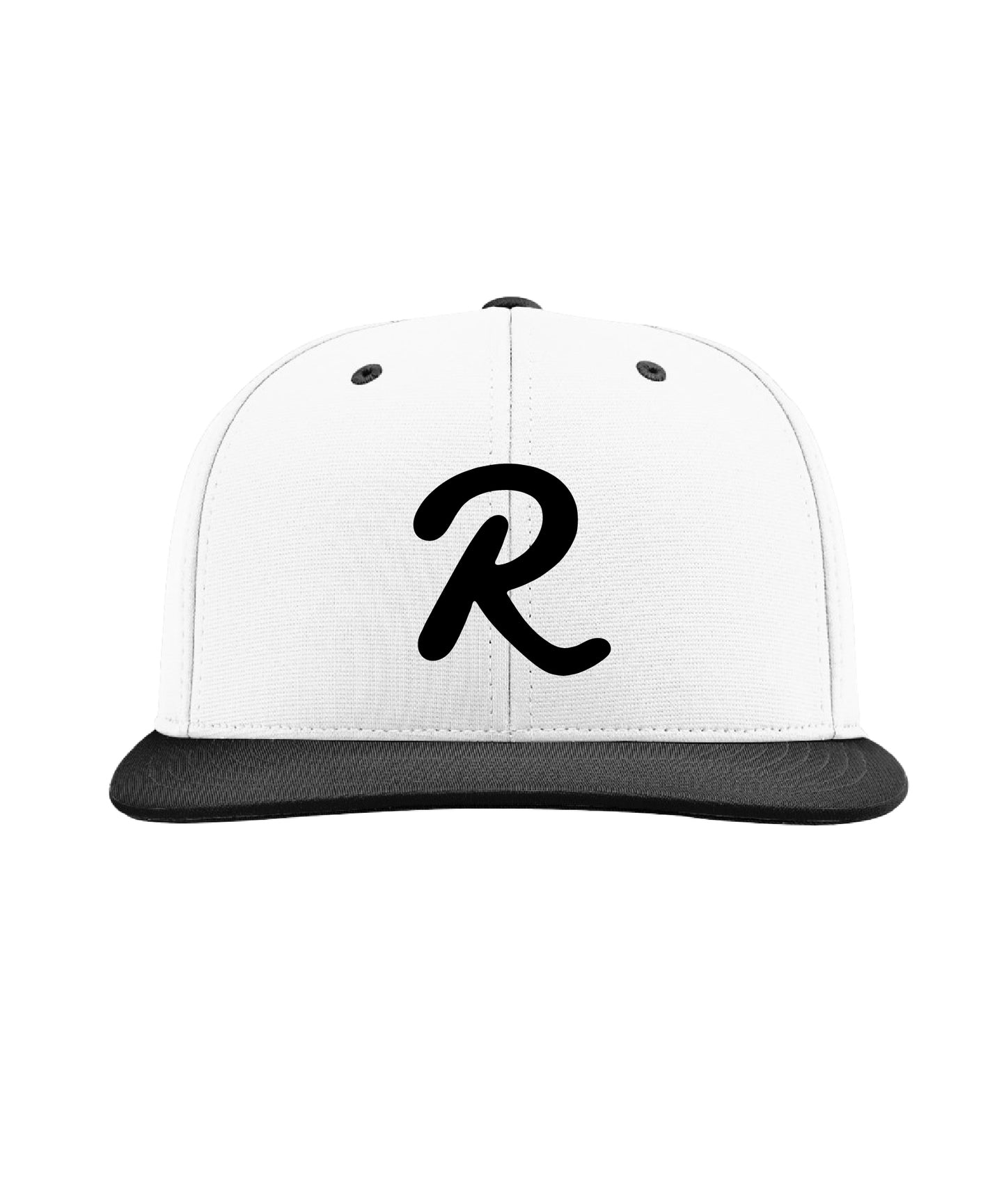 Hat | R Baseball FlexFit - White & Navy