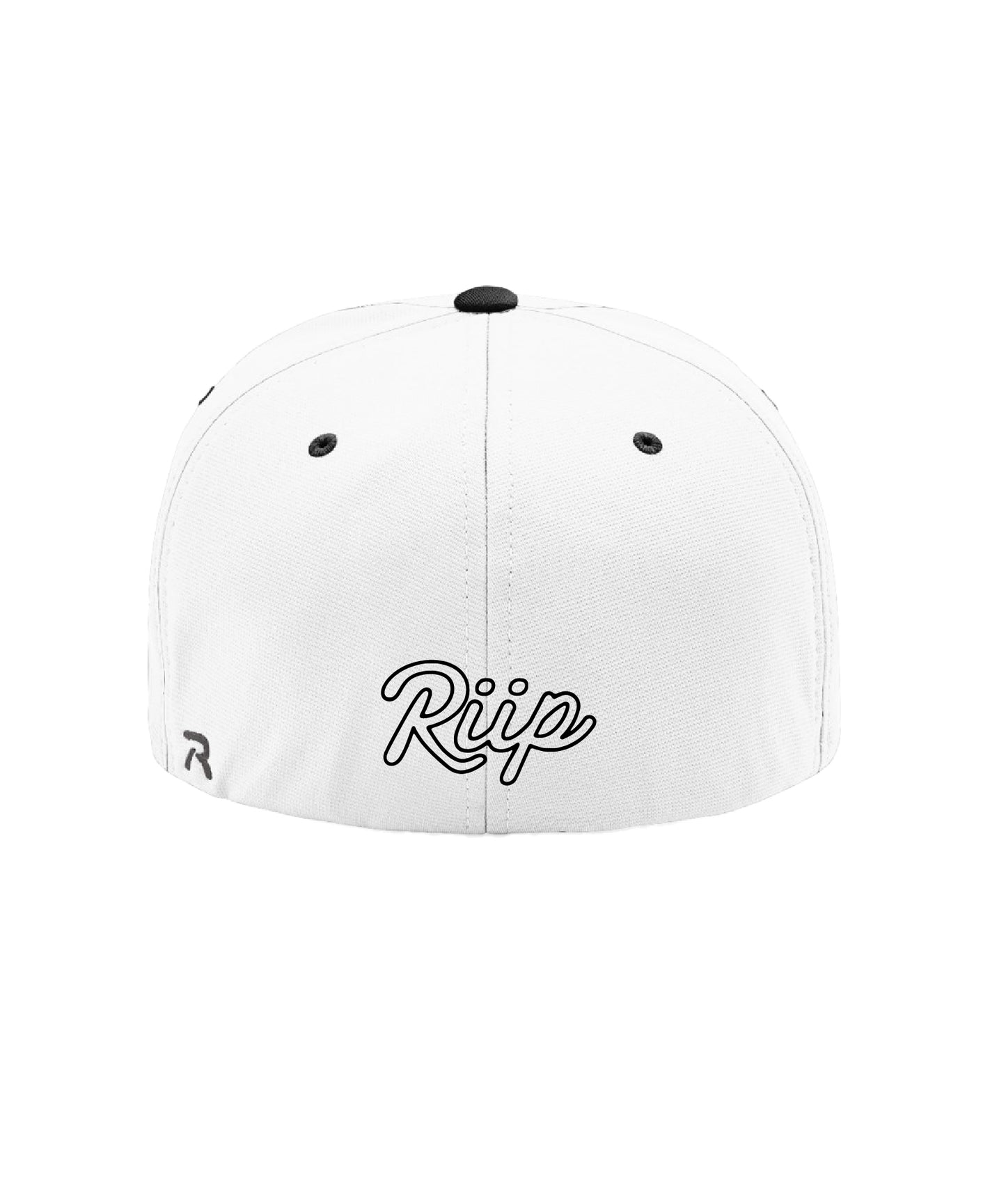 Hat | R Baseball FlexFit - White & Navy