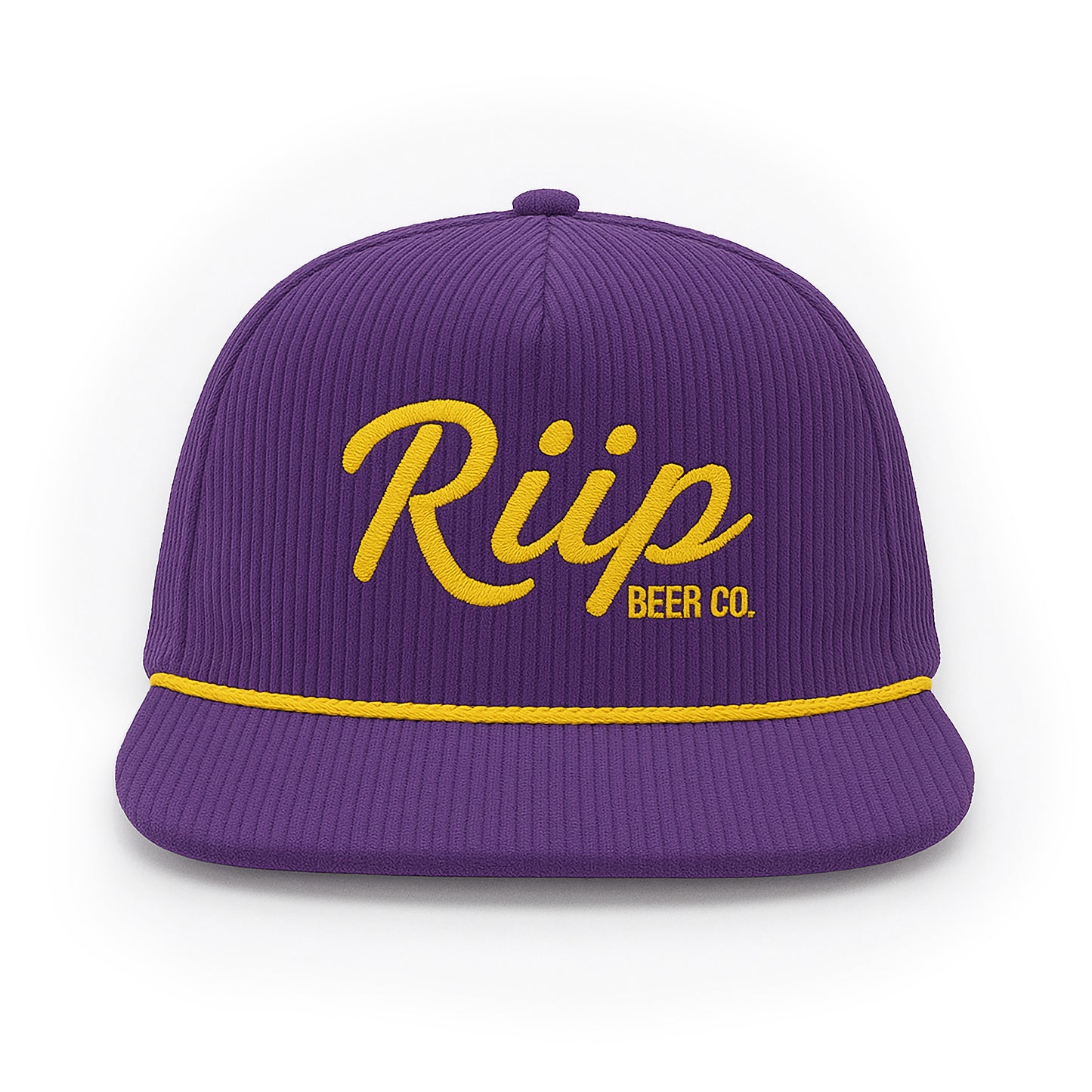 Hat | Riip Cursive Corduroy | Purple