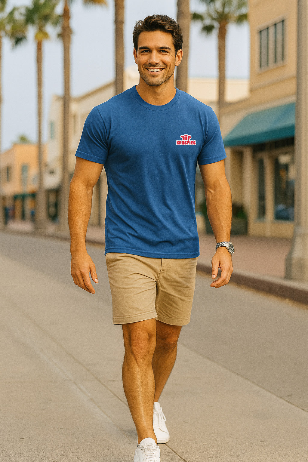 T-shirt | Riip Kriispies | Blue