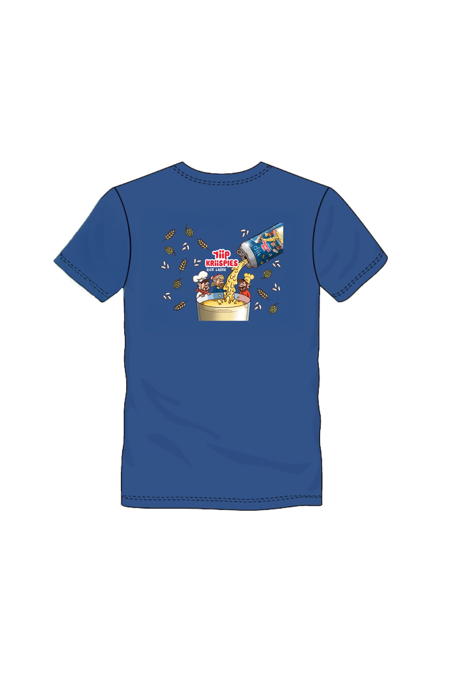 T-shirt | Riip Kriispies | Blue