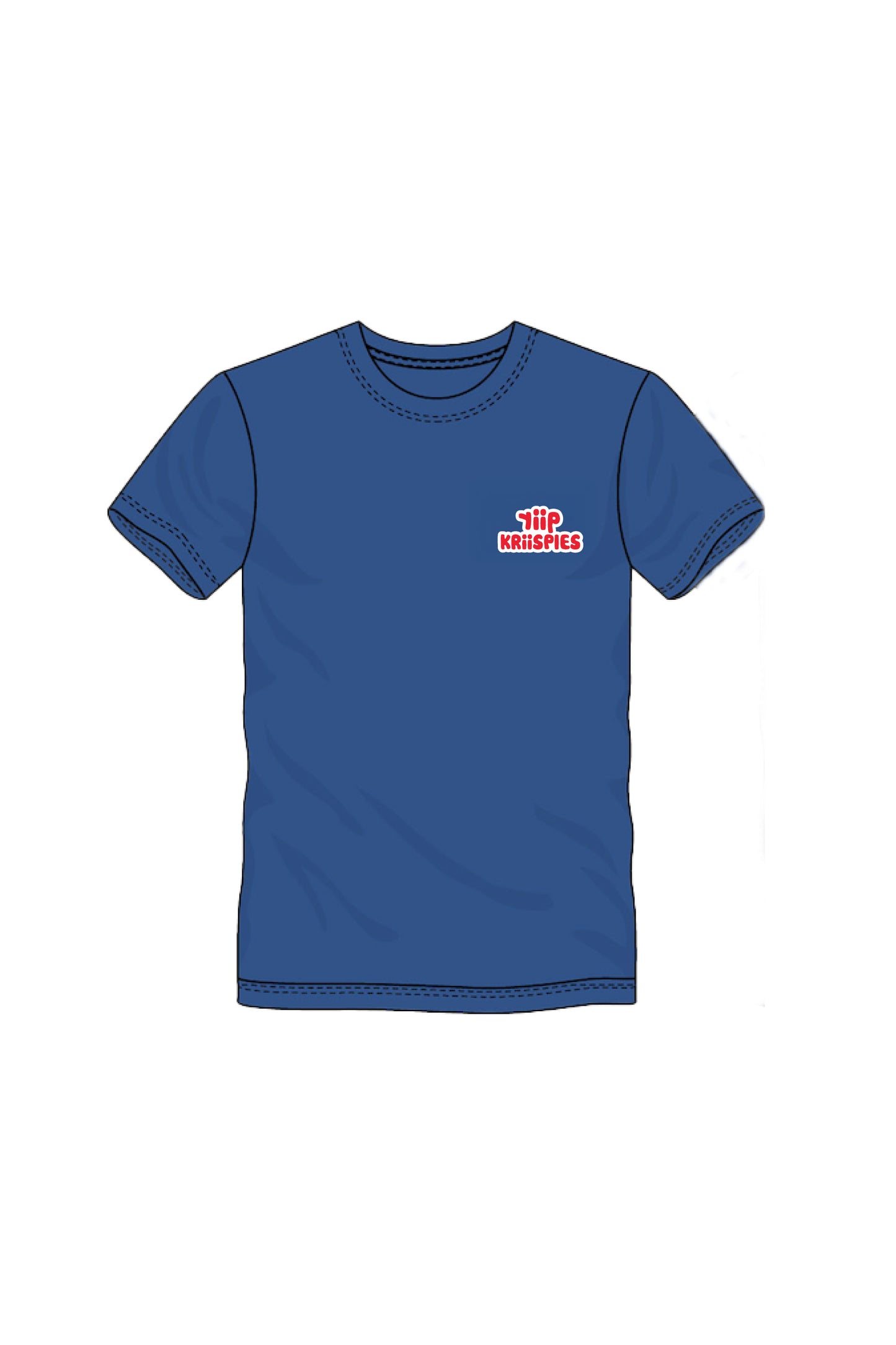T-shirt | Riip Kriispies | Blue