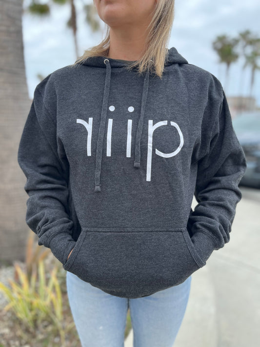 Light Weight Hoodie | Riip Lifestyle | Heather Charcoal