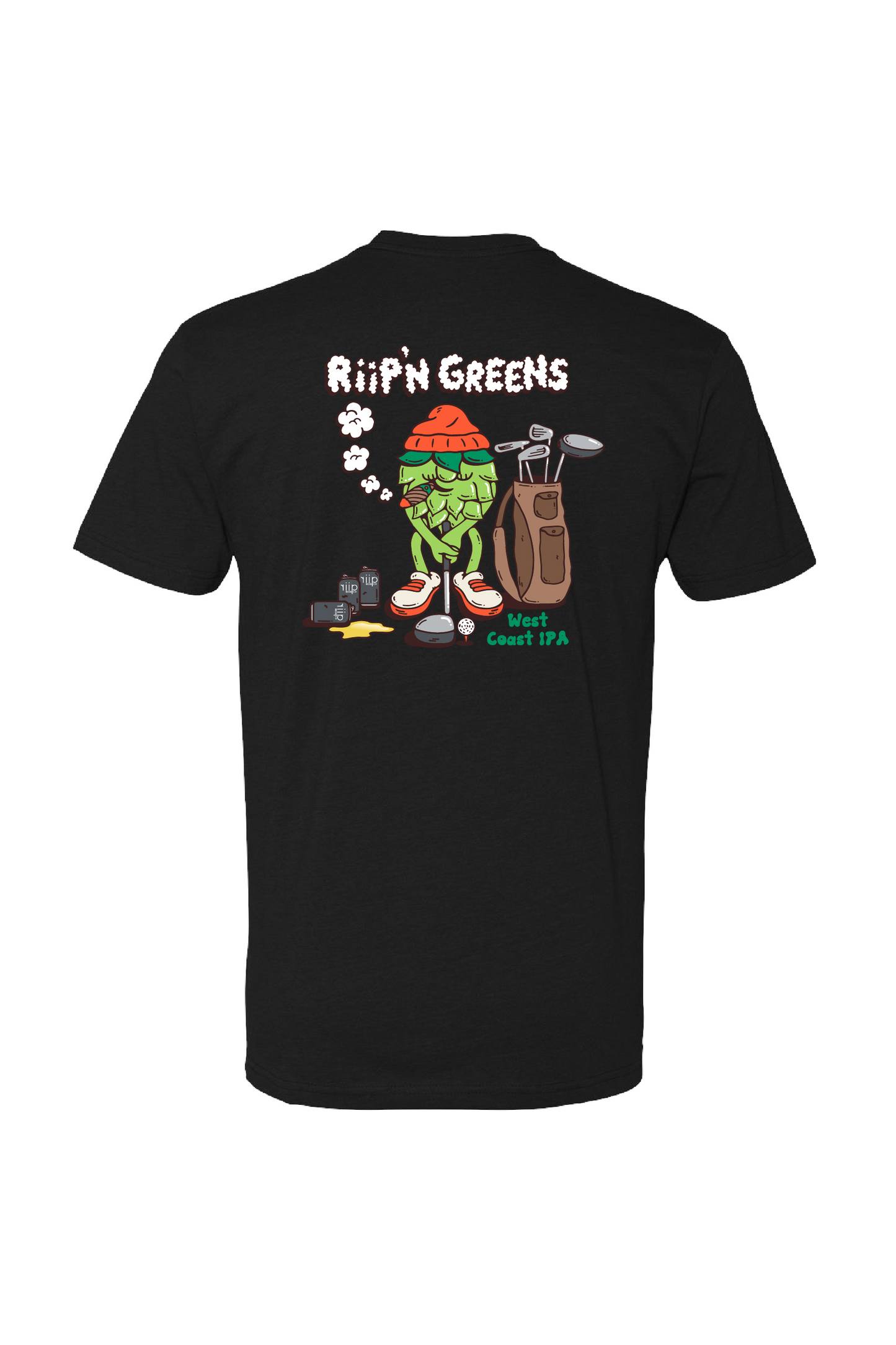 T-Shirt | Riip'n Greens | Black