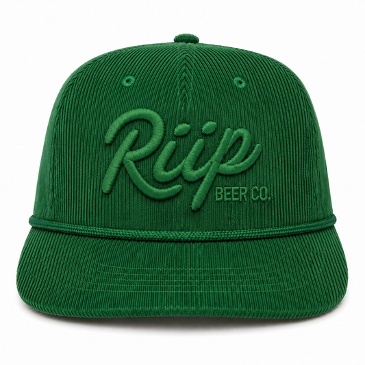 Hat | Riip Cursive Corduroy | Green