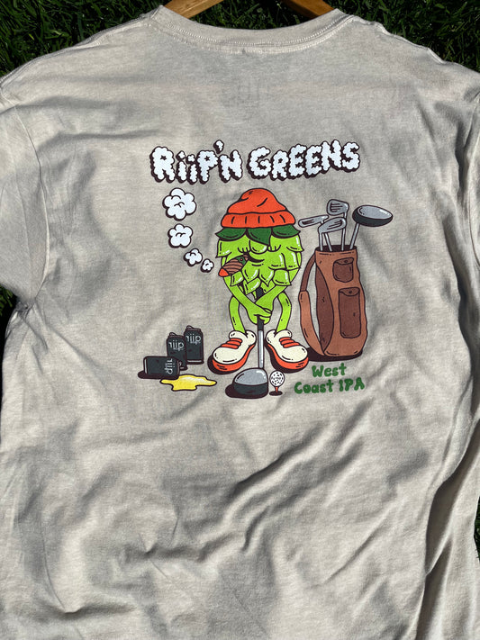 T-Shirt | Riip'n Greens | Tan