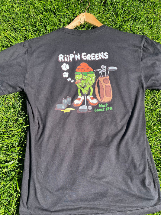 T-Shirt | Riip'n Greens | Black