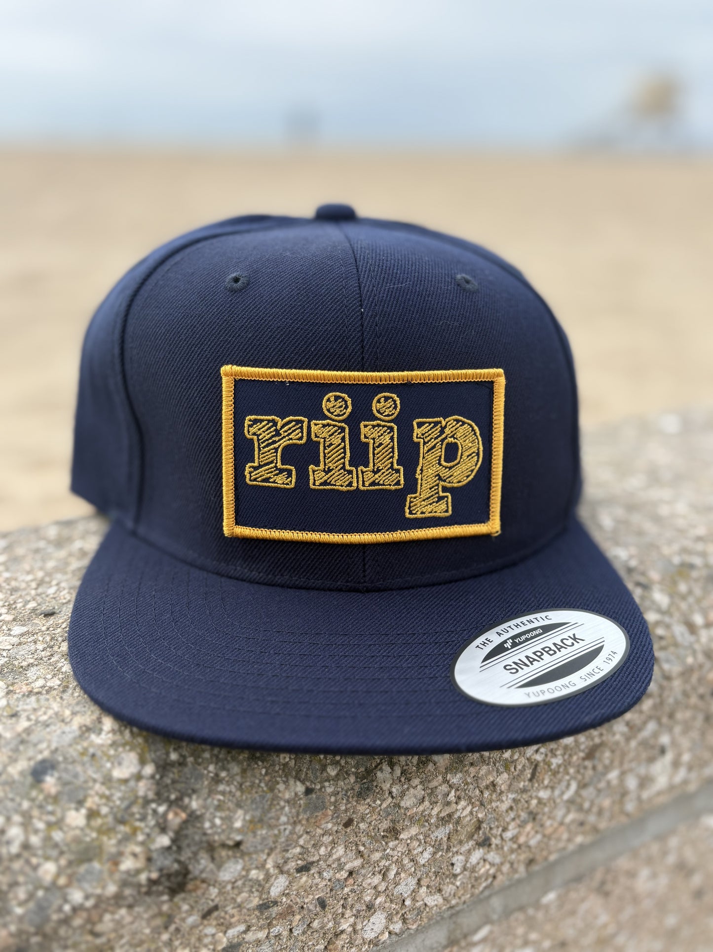 Hat | Riip Block Patch | Navy