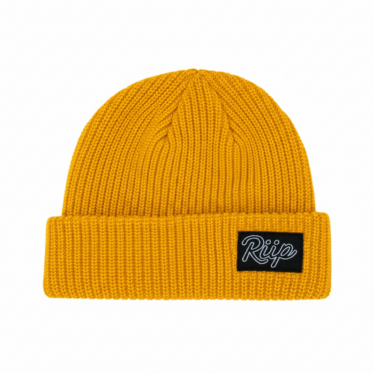 Beanie | Riip Lifestyle Script | Yellow