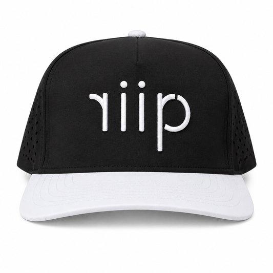 Hat | Riip Lifestyle FlexFit Golf | Black & White
